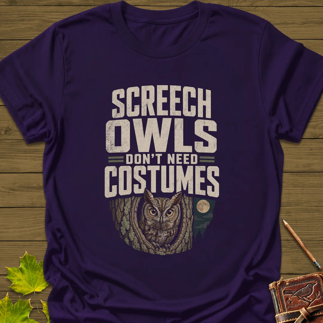 Screech Owls Costumes T-Shirt in Purple
