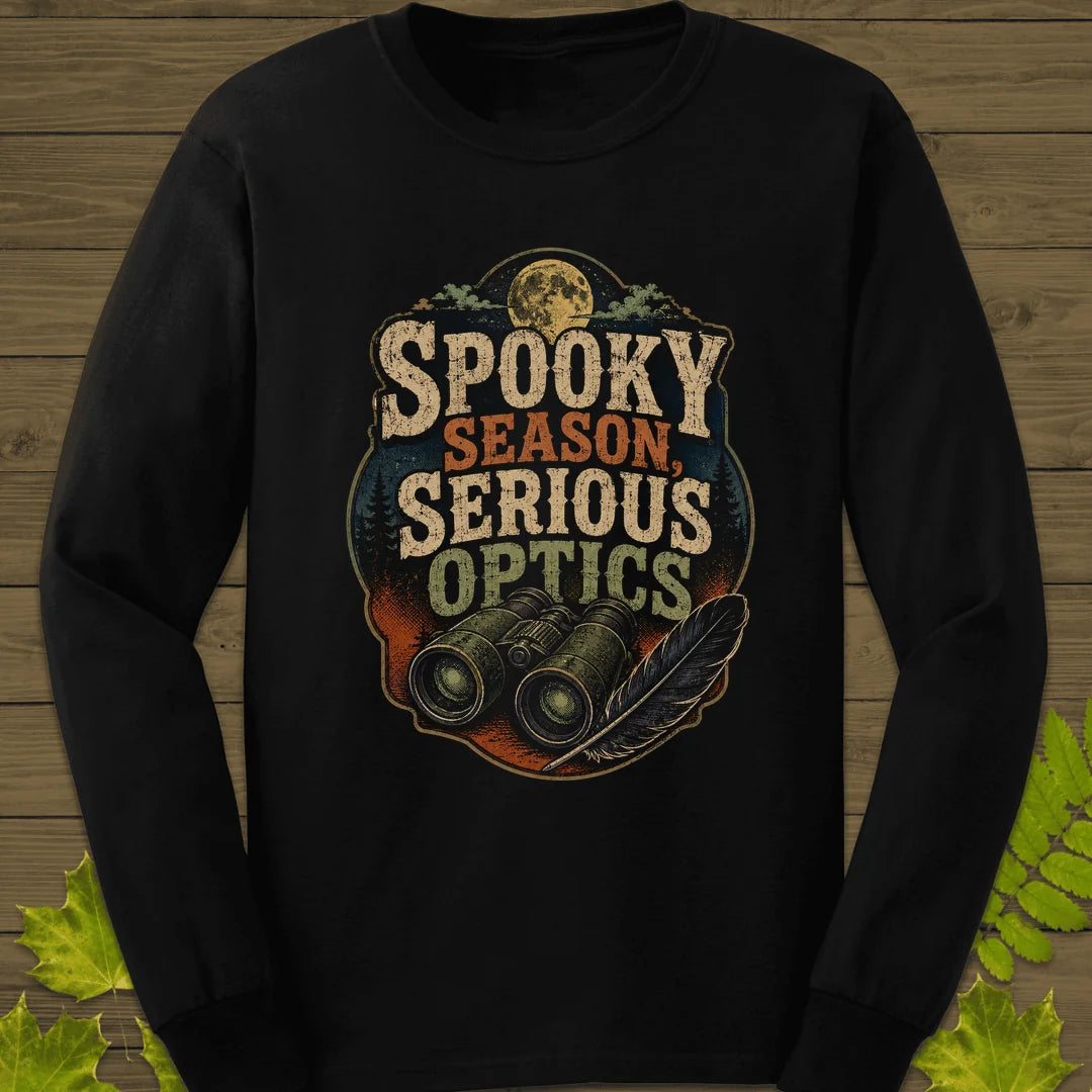 Spooky Serious Optics Long Sleeve in Black
