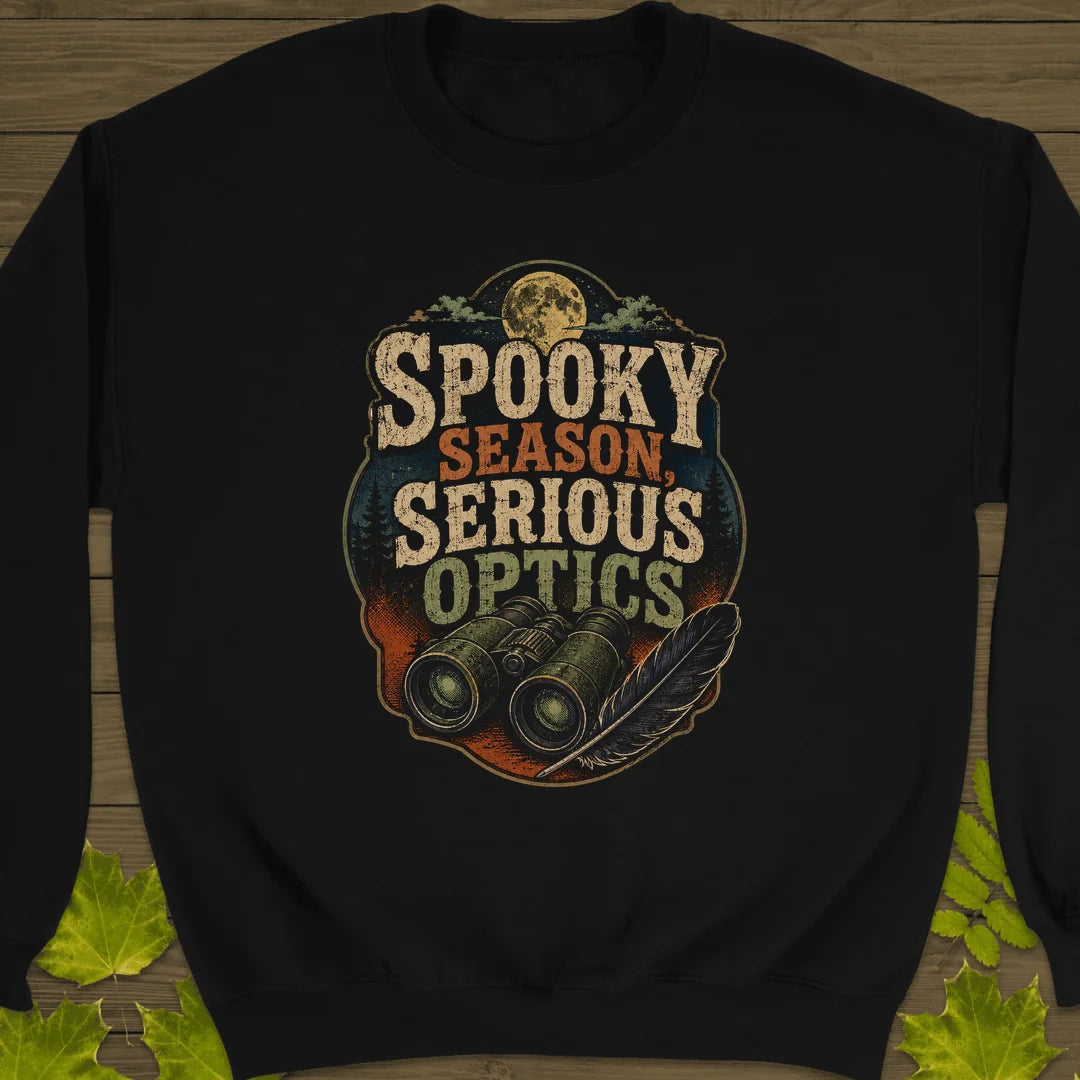 Spooky Serious Optics Sweatshirt in Black