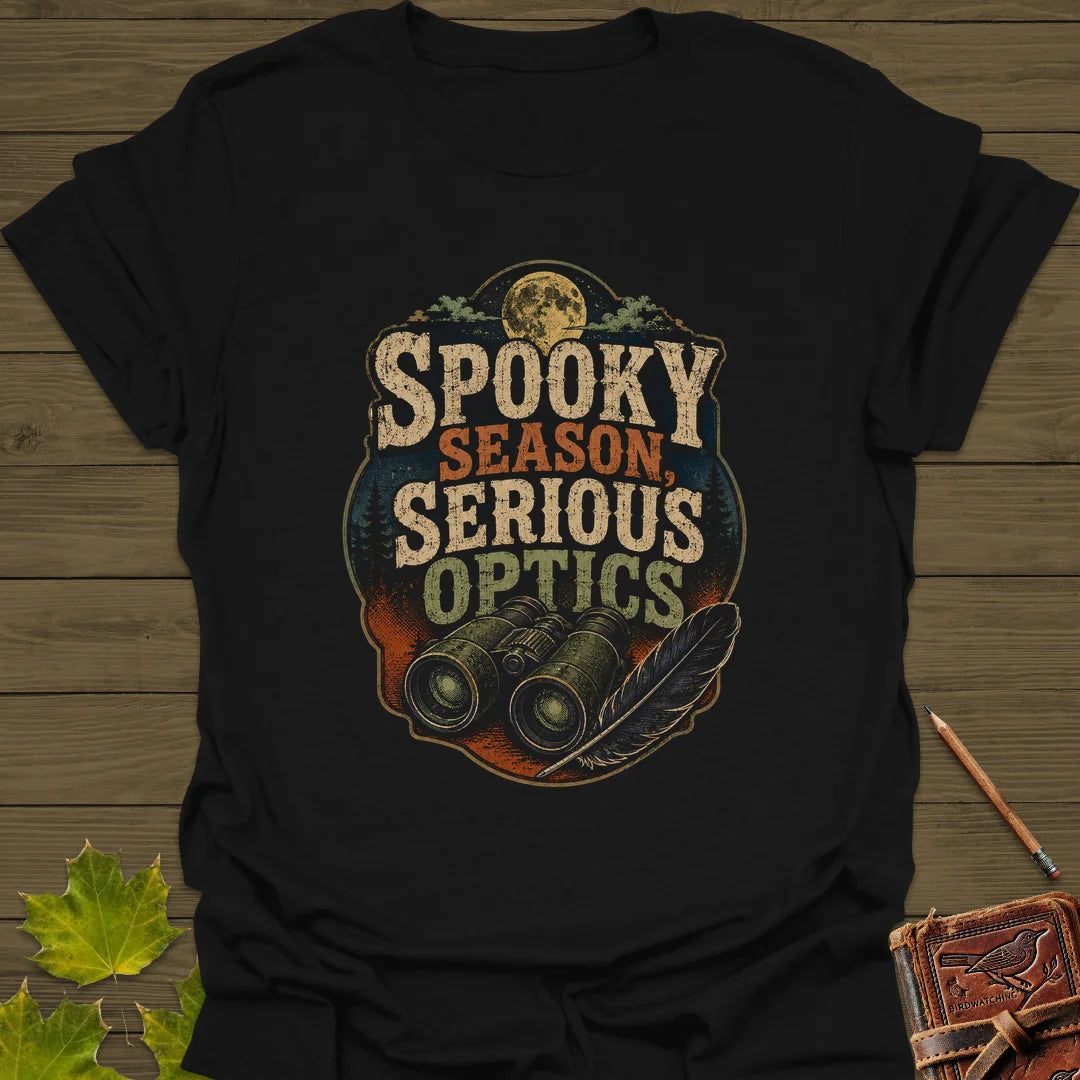 Spooky Serious Optics T-Shirt in Black