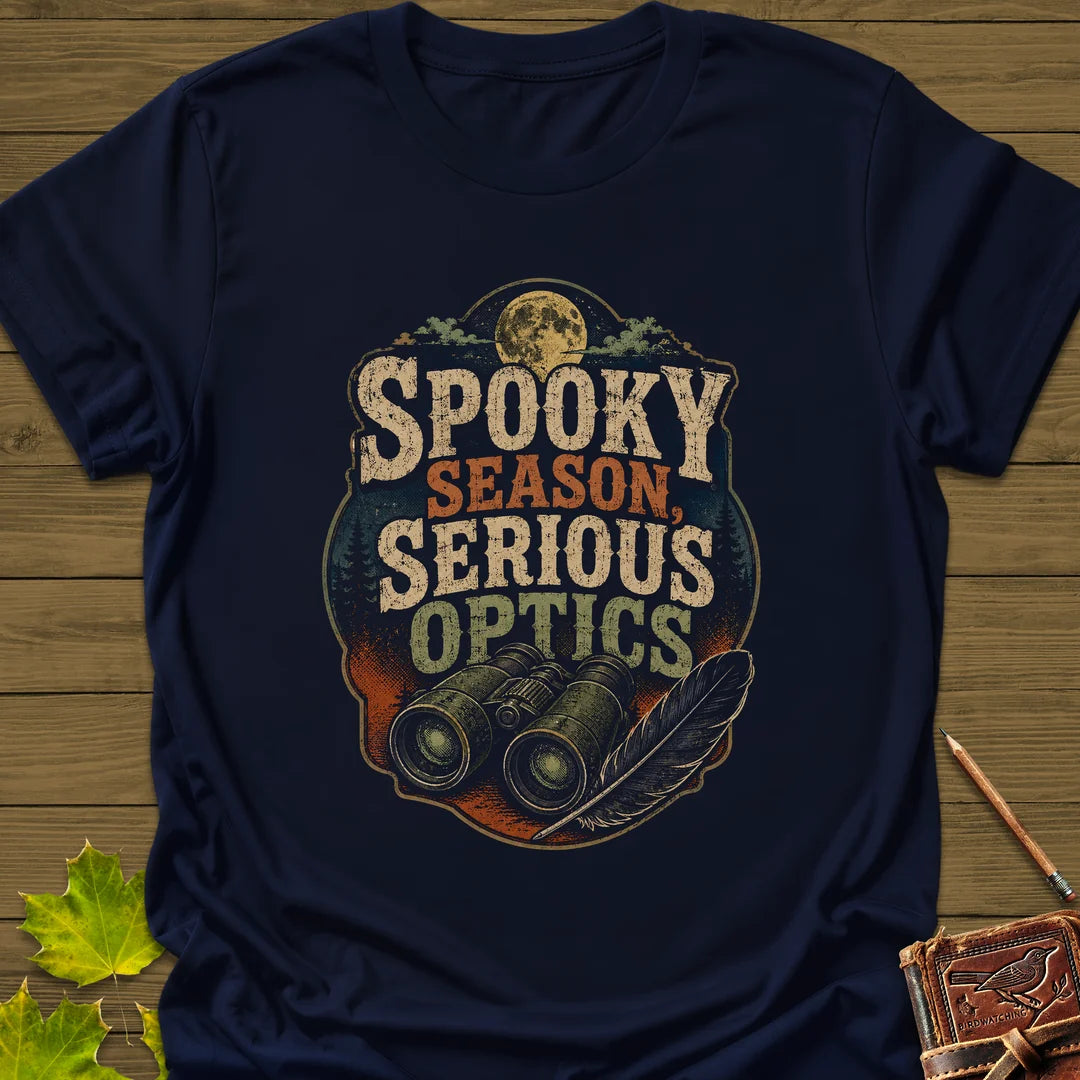 Spooky Serious Optics T-Shirt in Navy