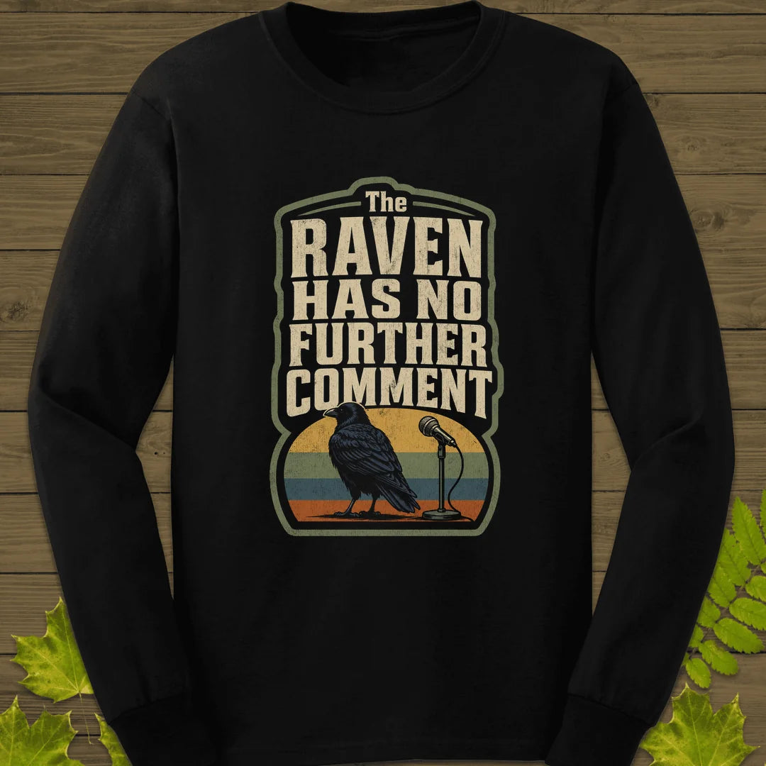 No Further Comment Long Sleeve in Black