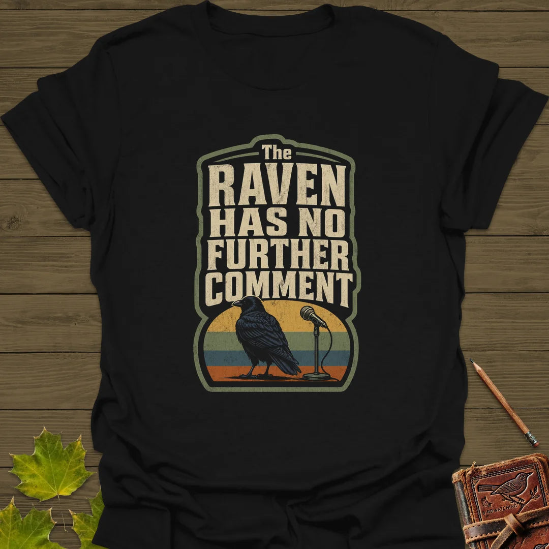 No Further Comment T-Shirt in Black