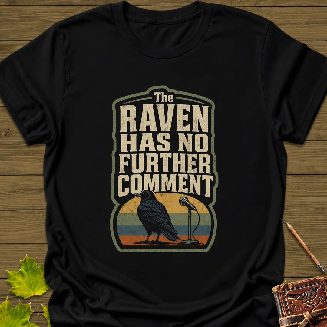 No Further Comment T-Shirt in Black