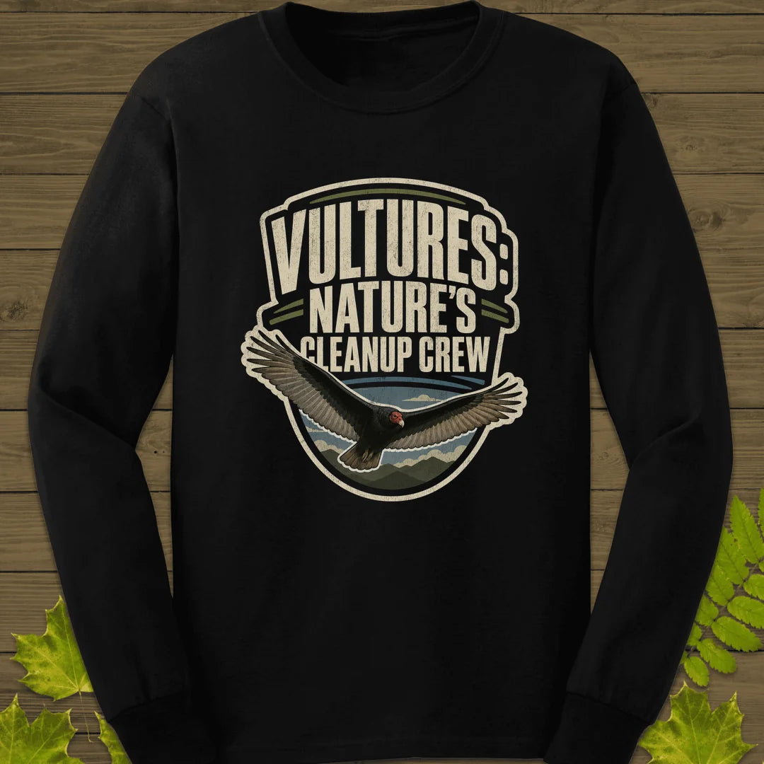 Nature's Cleanup Crew Long Sleeve in Black