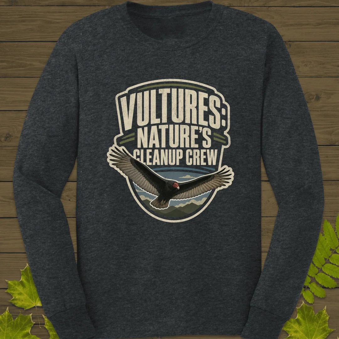 Nature's Cleanup Crew Long Sleeve in Dark Heather