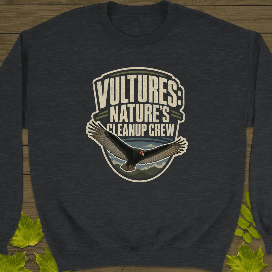 Nature's Cleanup Crew Sweatshirt in Dark Heather