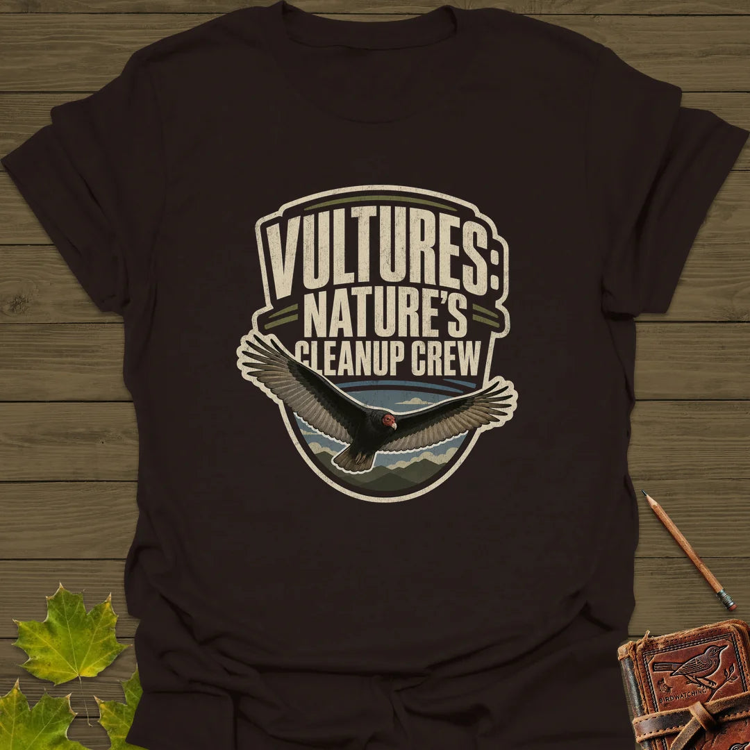 Nature's Cleanup Crew T-Shirt in Dark Chocolate