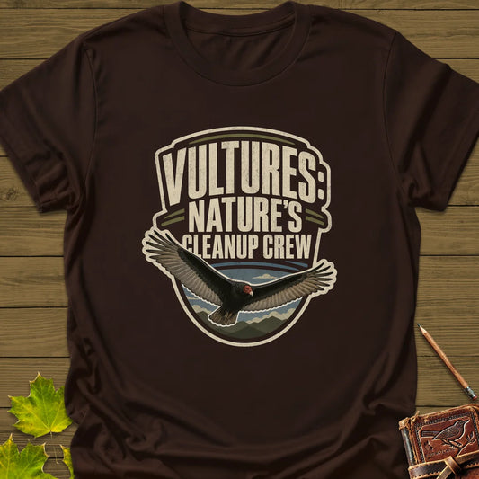 Nature's Cleanup Crew T-Shirt in Dark Chocolate