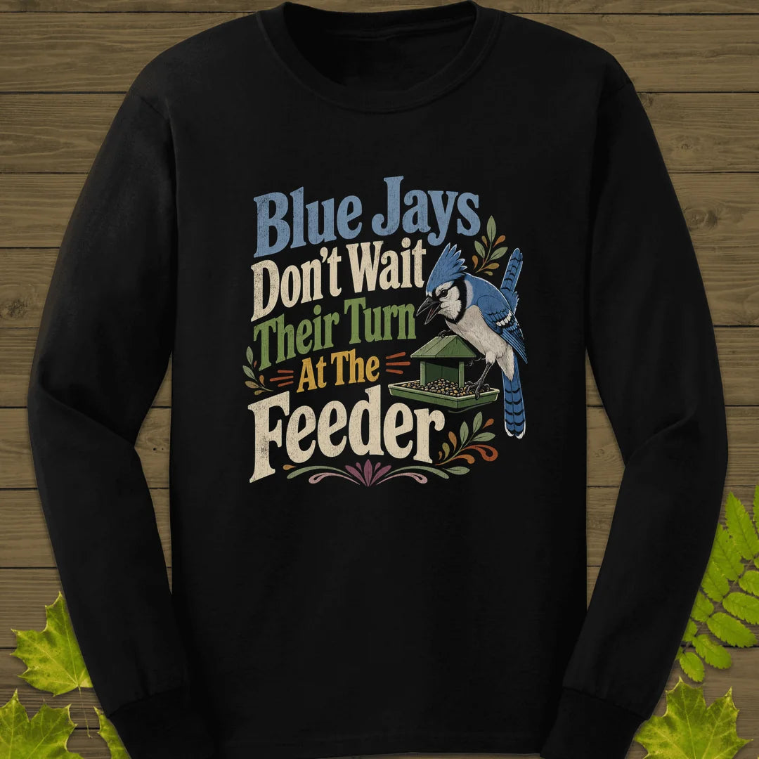 Blue Jays Don't Wait Long Sleeve in Black