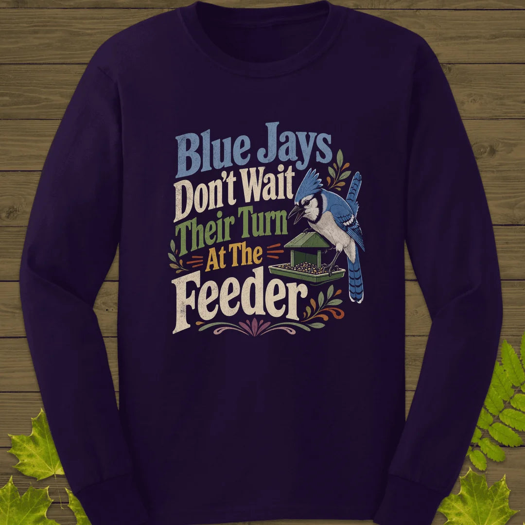 Blue Jays Don't Wait Long Sleeve in Purple