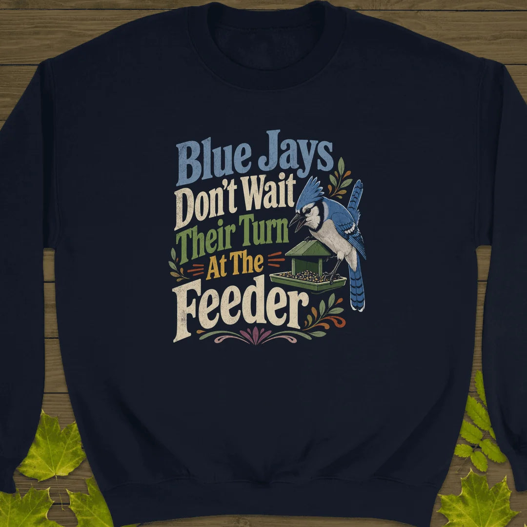 Blue Jays Don't Wait Sweatshirt in Navy