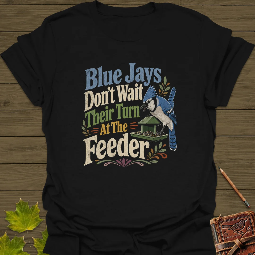 Blue Jays Don't Wait T-Shirt in Black