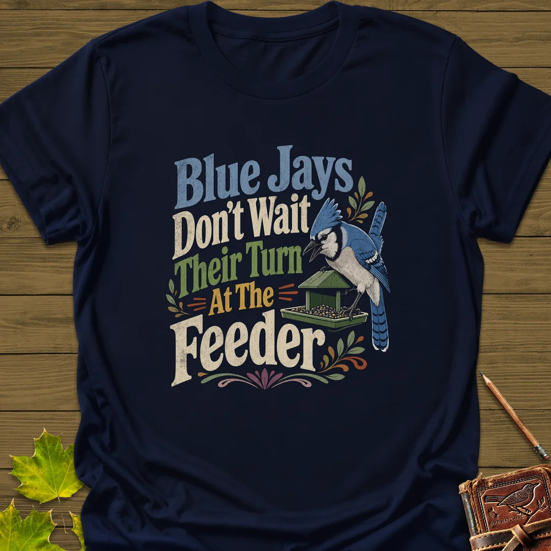 Blue Jays Don't Wait T-Shirt in Navy