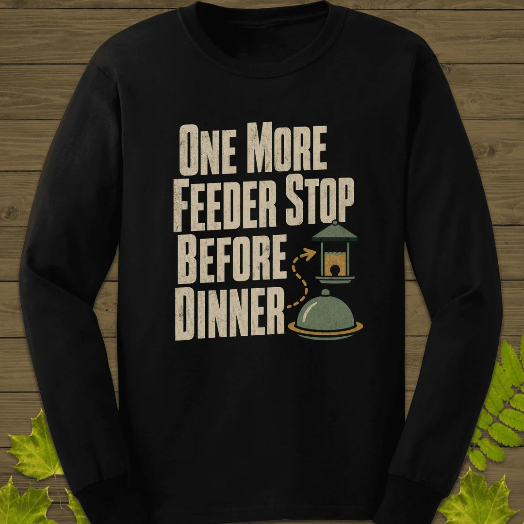 Feeder Before Dinner Long Sleeve in Black