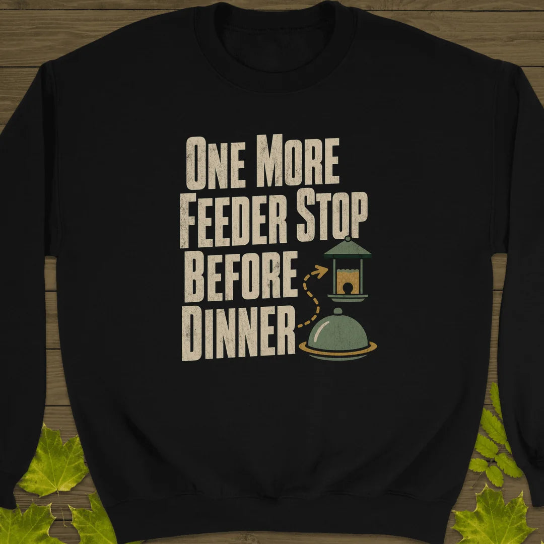 Feeder Before Dinner Sweatshirt in Black