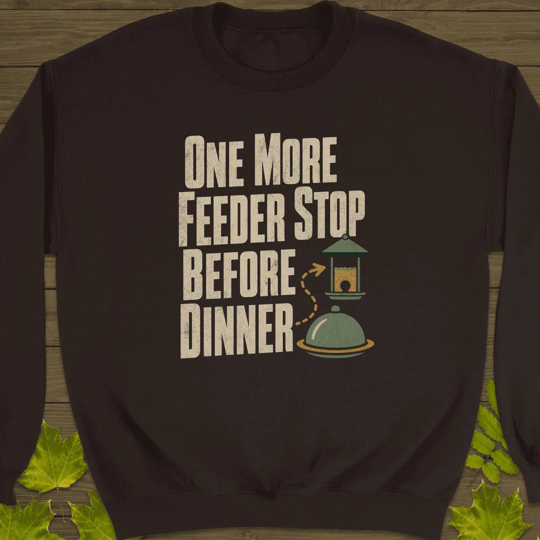 Feeder Before Dinner Sweatshirt in Dark Chocolate