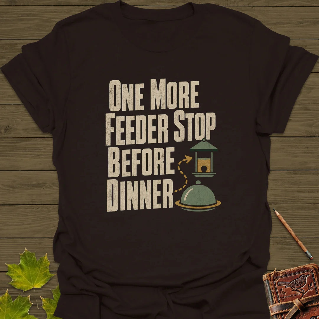 Feeder Before Dinner T-Shirt in Dark Chocolate