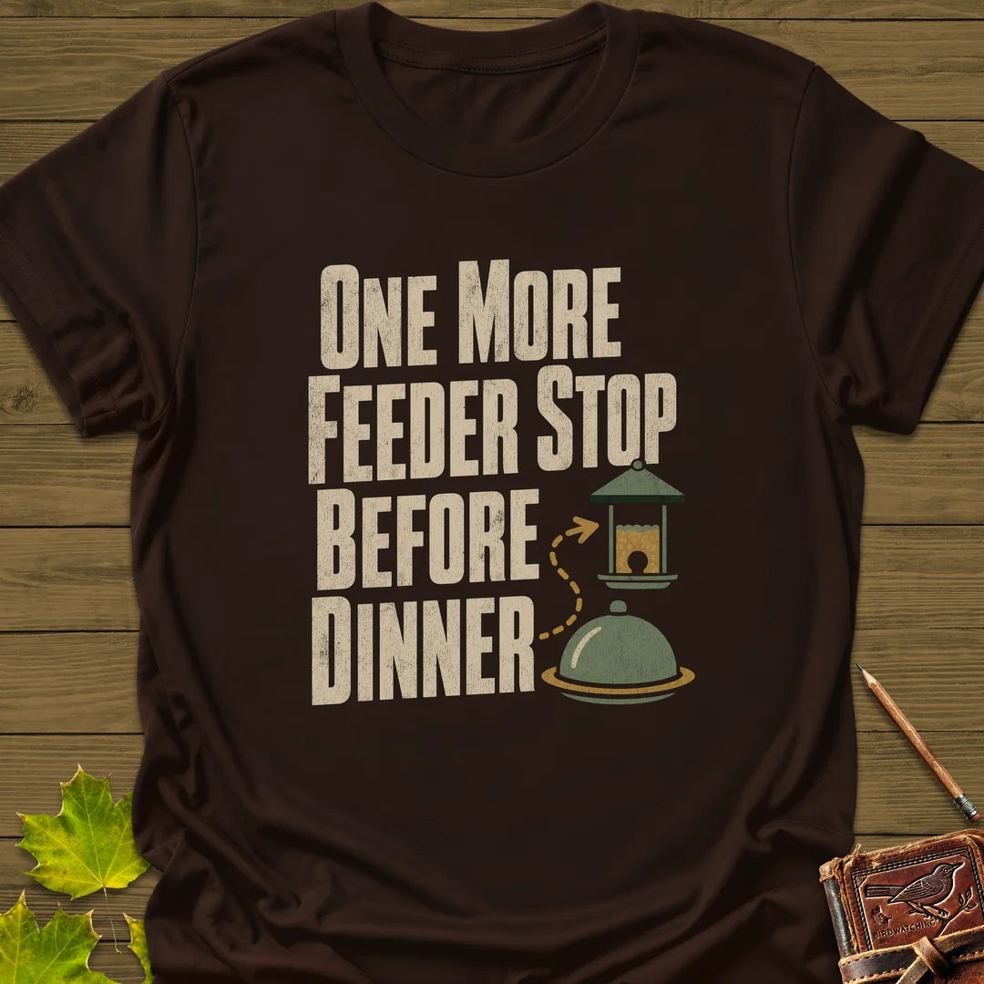 Feeder Before Dinner T-Shirt in Dark Chocolate