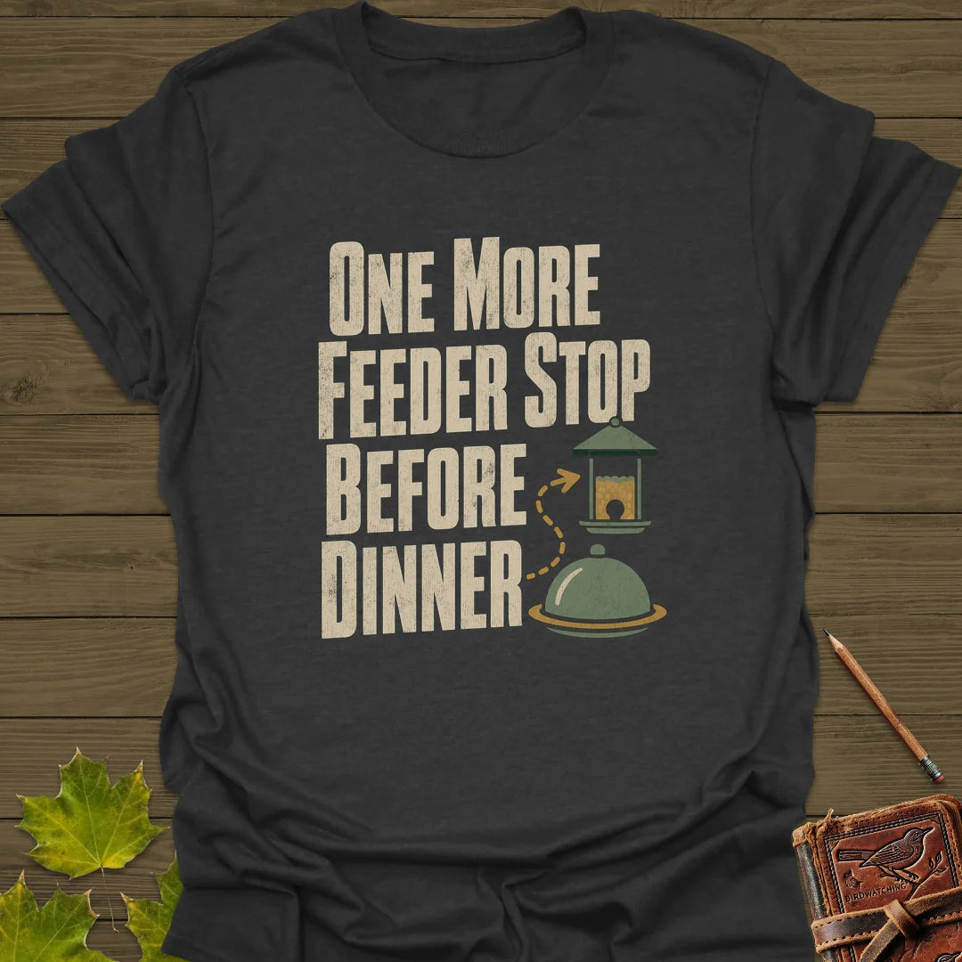 Feeder Before Dinner T-Shirt in Dark Heather