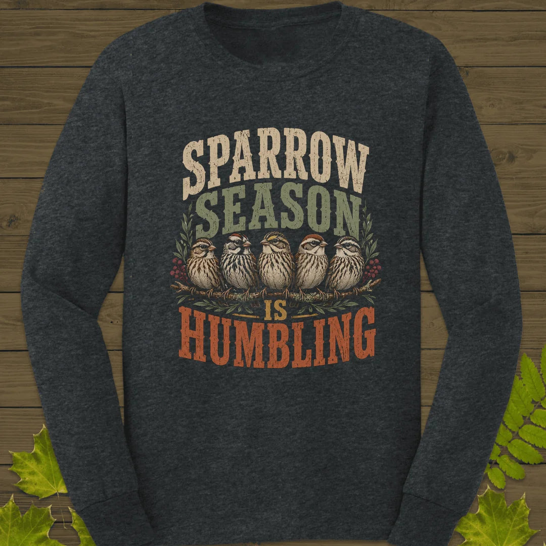 Sparrow Season Humbling Long Sleeve in Dark Heather