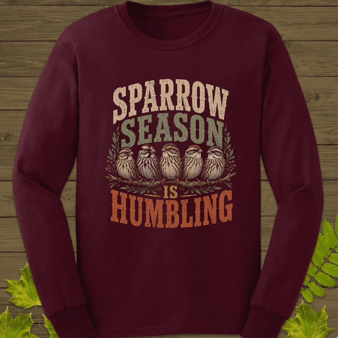Sparrow Season Humbling Long Sleeve in Maroon