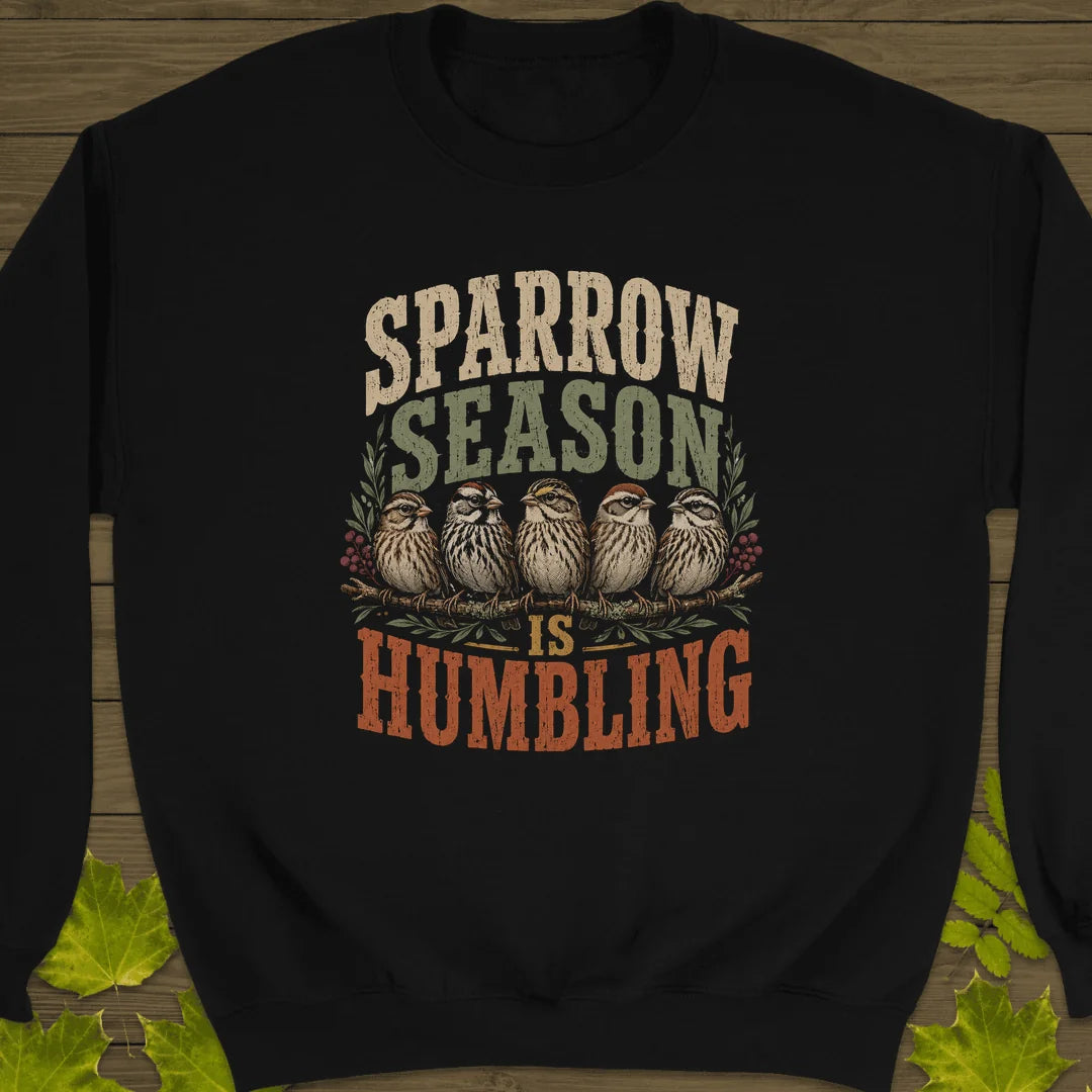Sparrow Season Humbling Sweatshirt in Black