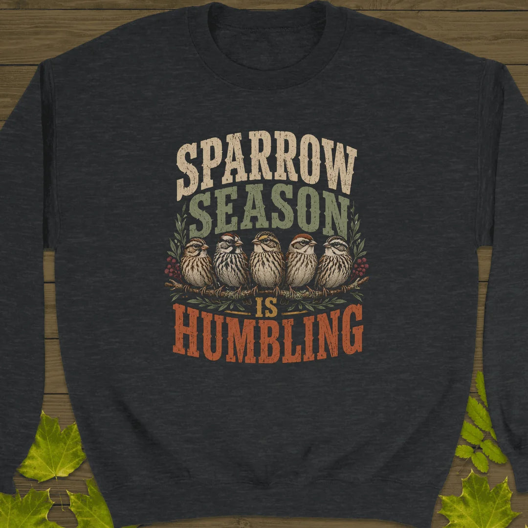Sparrow Season Humbling Sweatshirt in Dark Heather