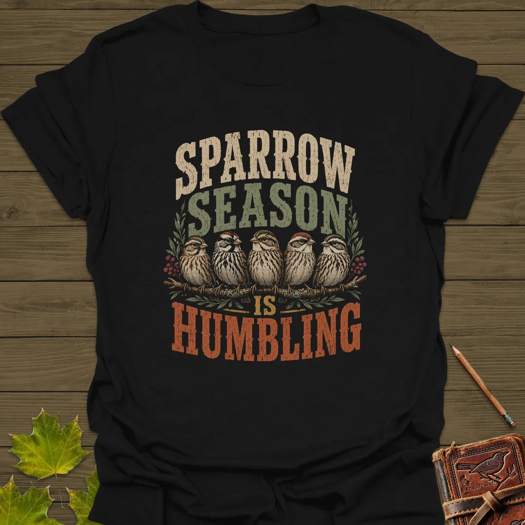 Sparrow Season Humbling T-Shirt in Black