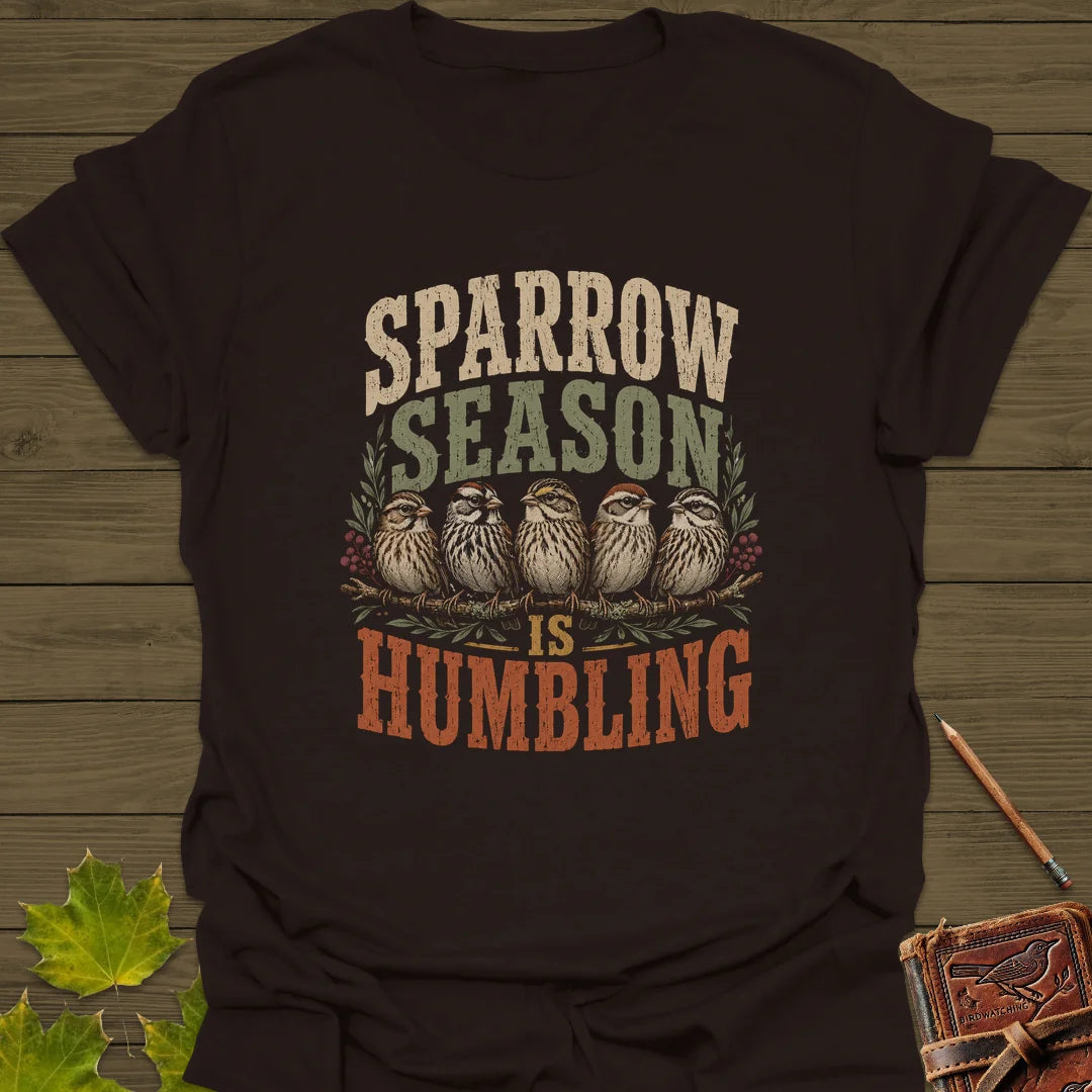 Sparrow Season Humbling T-Shirt in Dark Chocolate