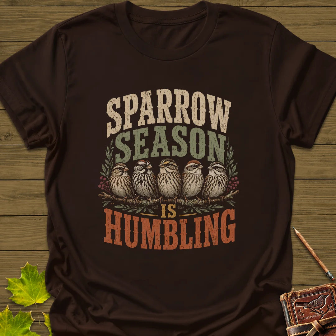 Sparrow Season Humbling T-Shirt in Dark Chocolate