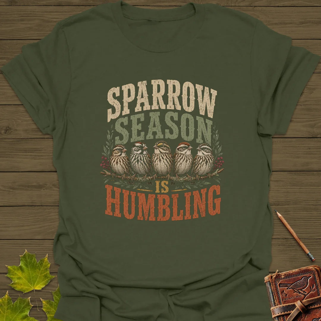 Sparrow Season Humbling T-Shirt in Military Green