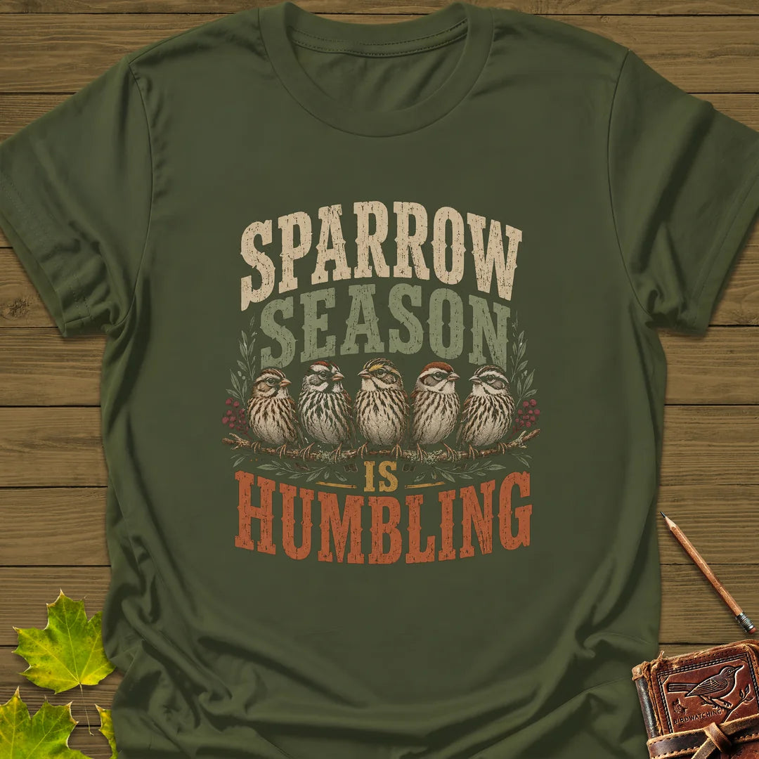Sparrow Season Humbling T-Shirt in Military Green
