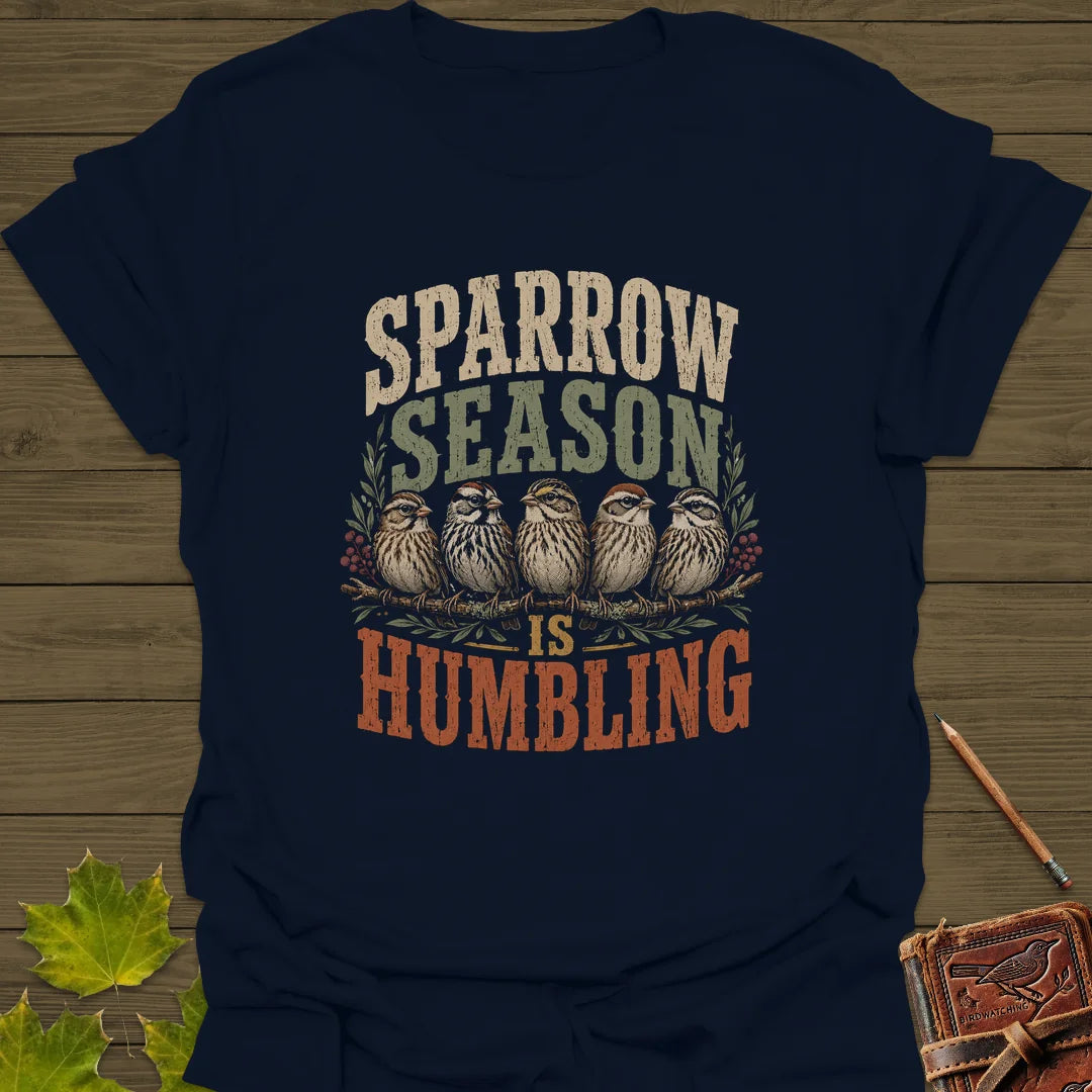 Sparrow Season Humbling T-Shirt in Navy