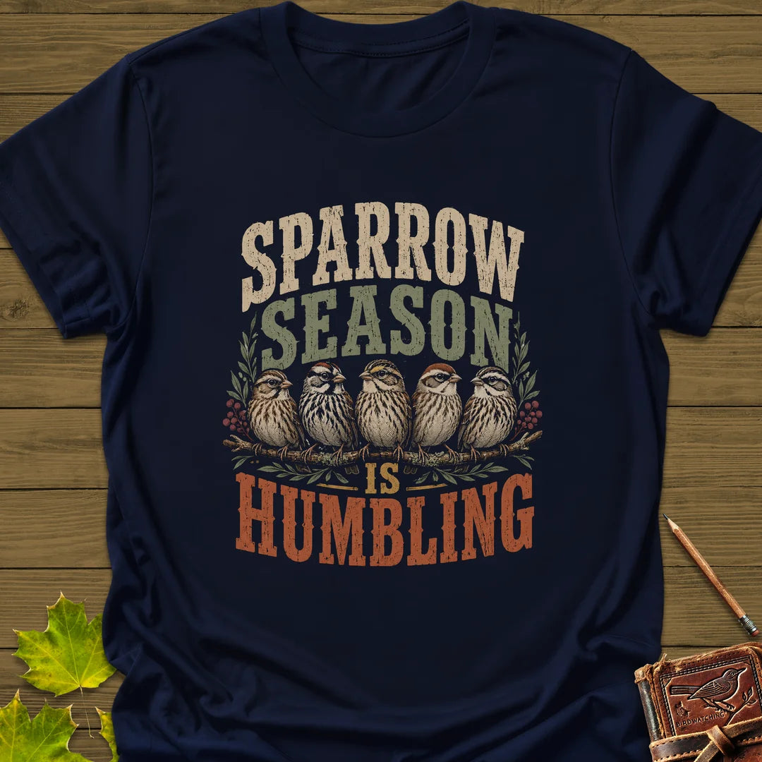 Sparrow Season Humbling T-Shirt in Navy