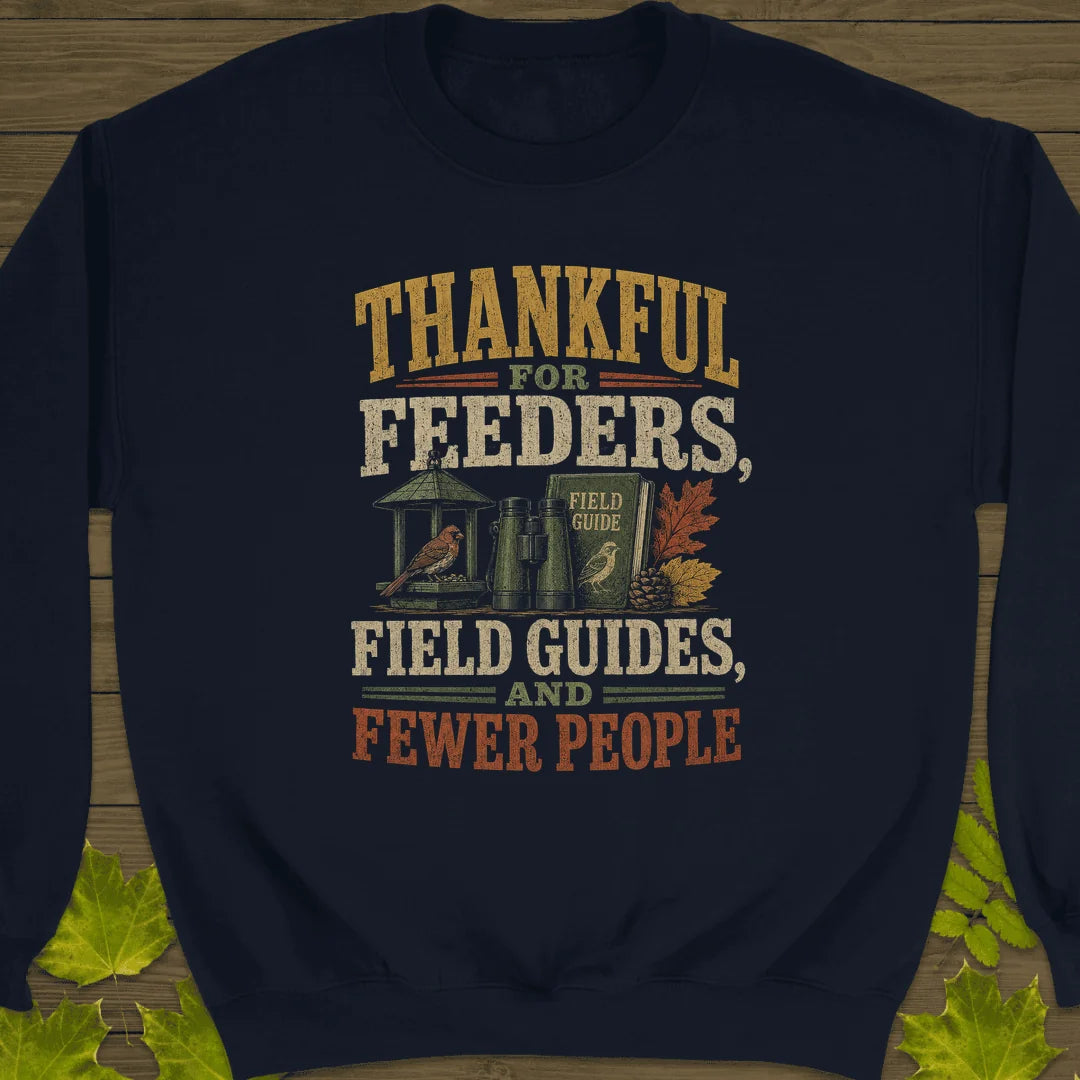Thankful For Feeders Sweatshirt in Navy