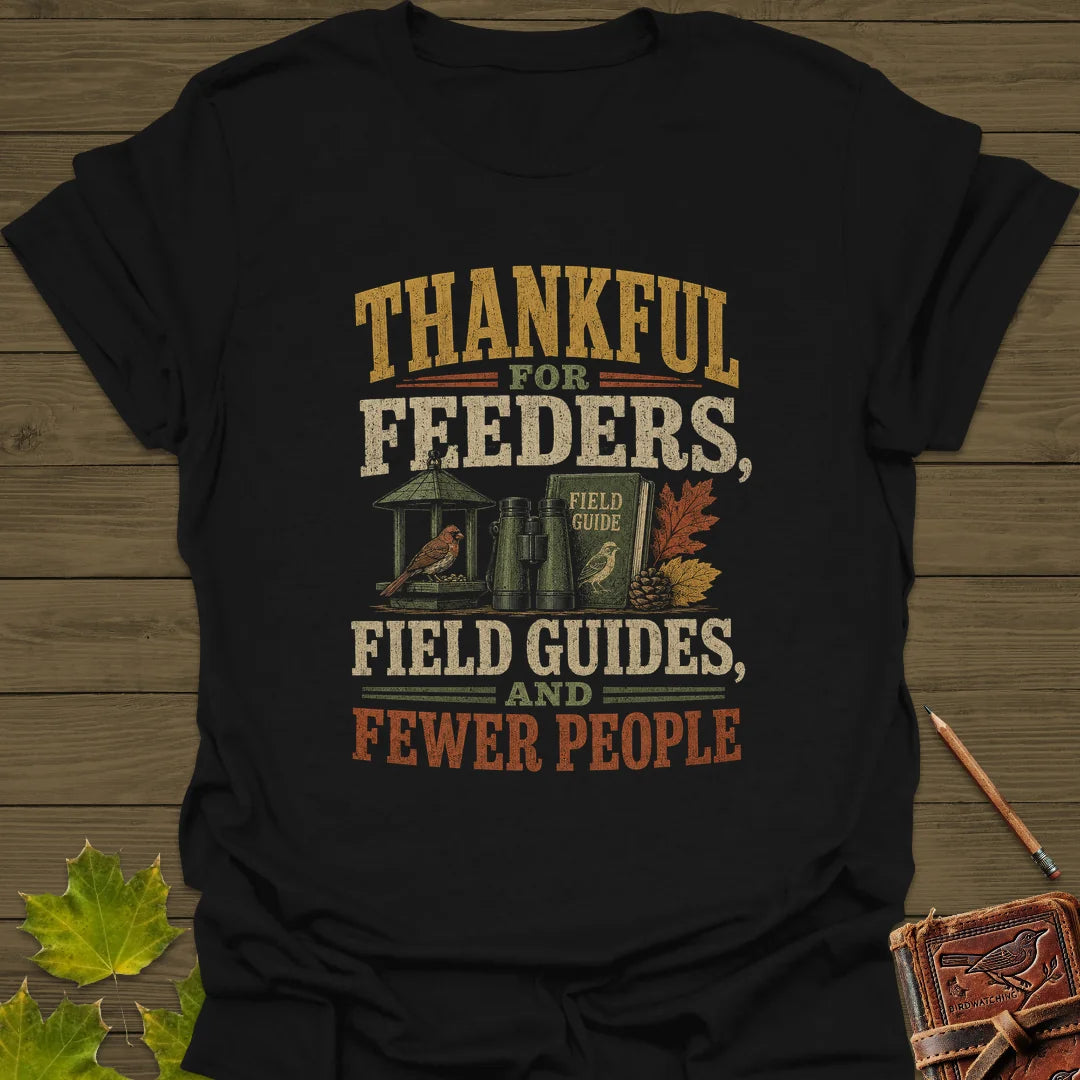 Thankful For Feeders T-Shirt in Black