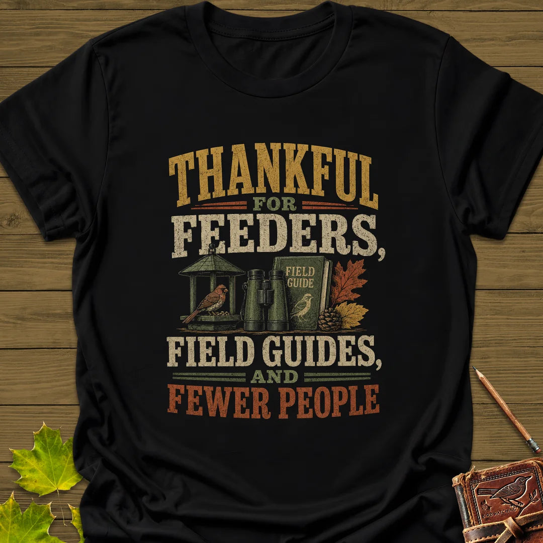Thankful For Feeders T-Shirt in Black