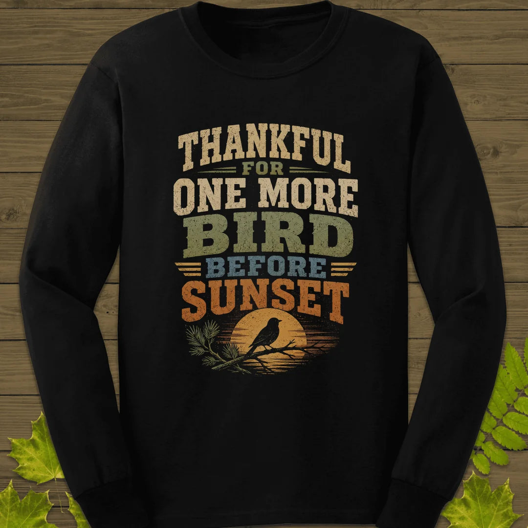 One More Bird Long Sleeve in Black