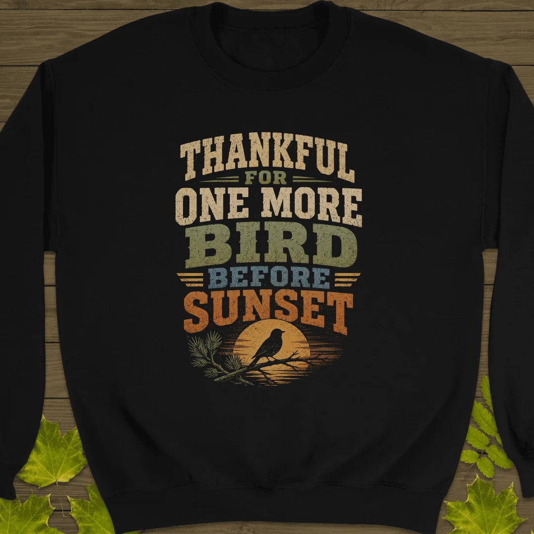 One More Bird Sweatshirt in Black