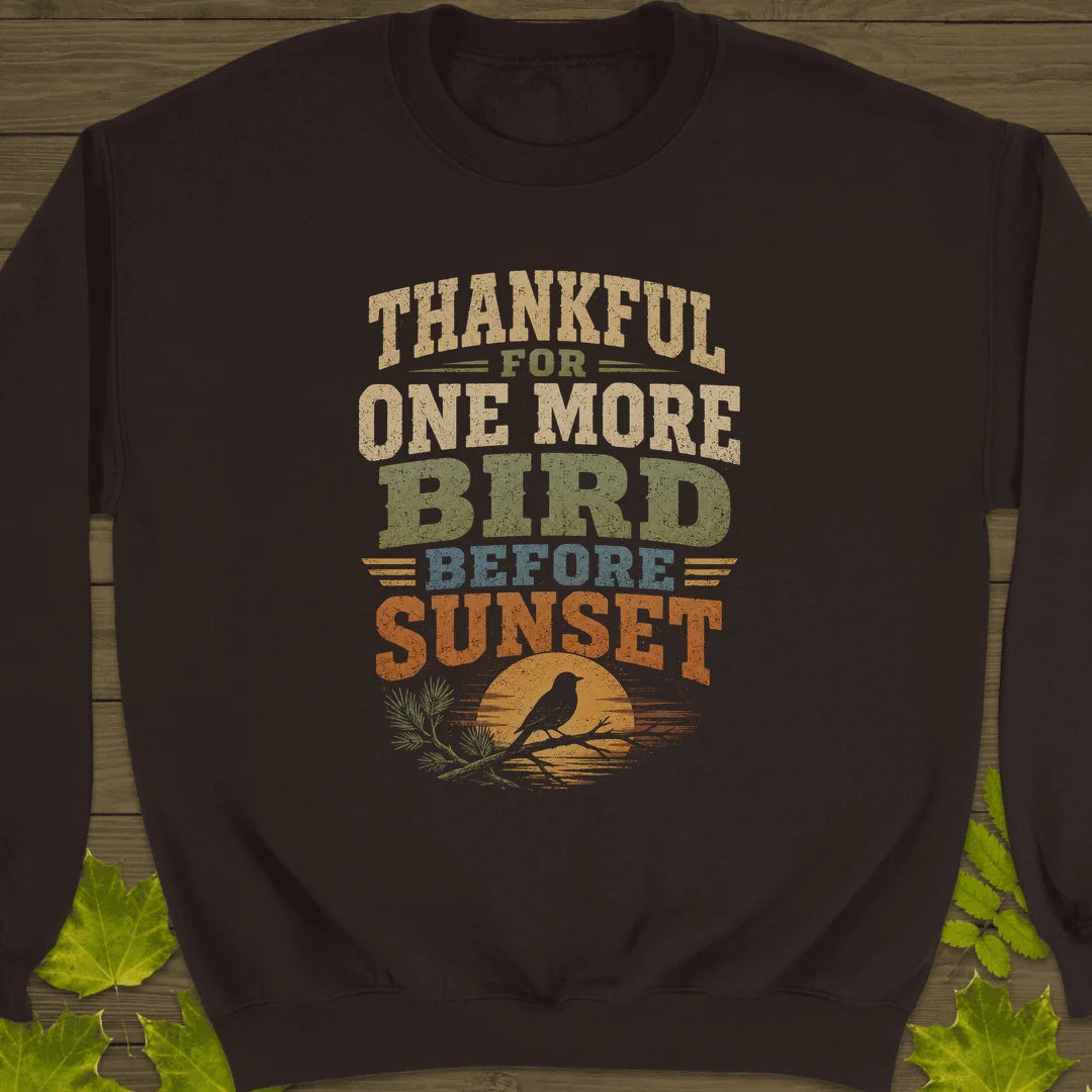 One More Bird Sweatshirt in Dark Chocolate