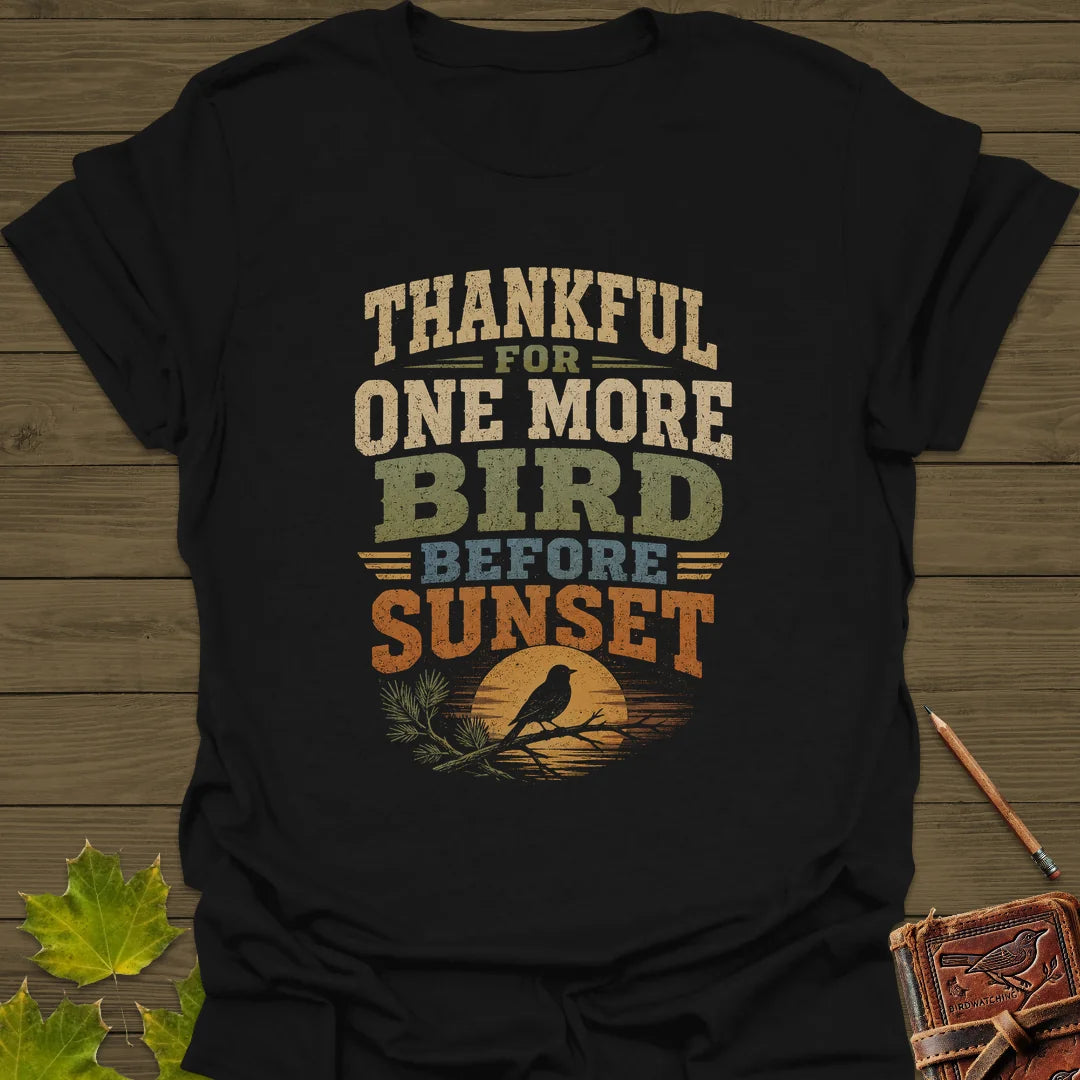 One More Bird T-Shirt in Black