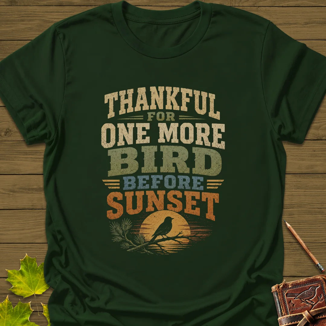 One More Before Sunset T-Shirt in Forest Green