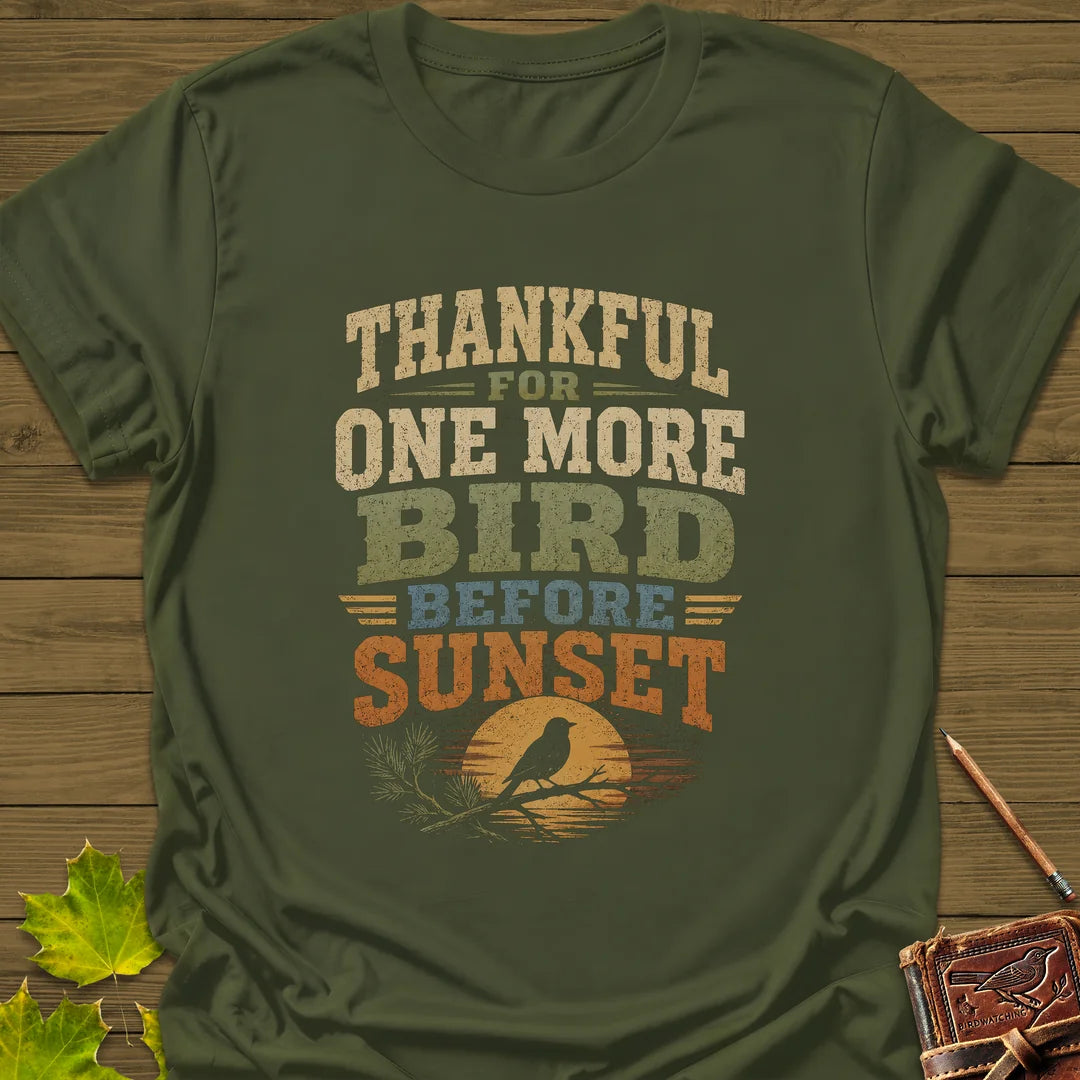 One More Before Sunset T-Shirt in Military Green