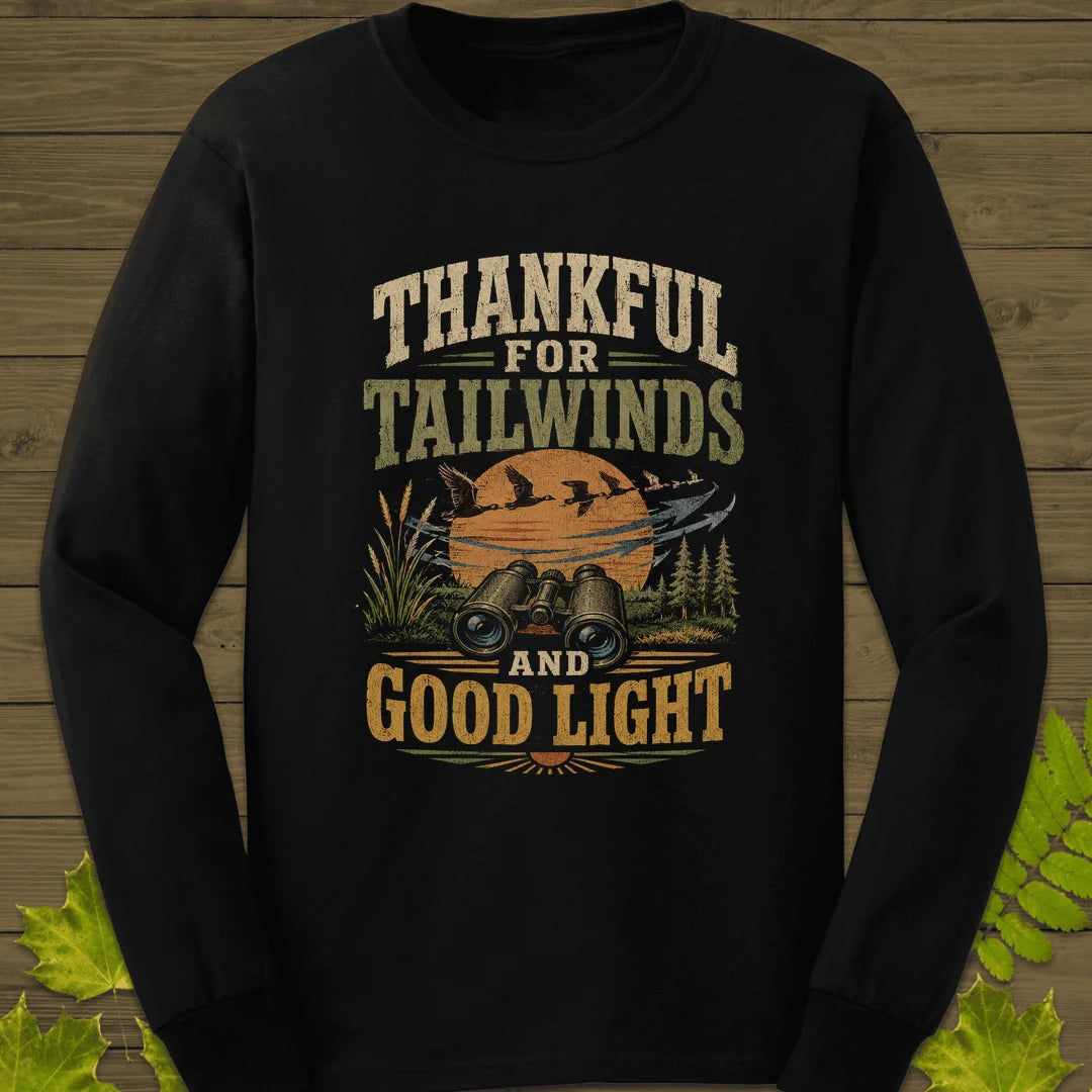 Thankful For Tailwinds Long Sleeve in Black