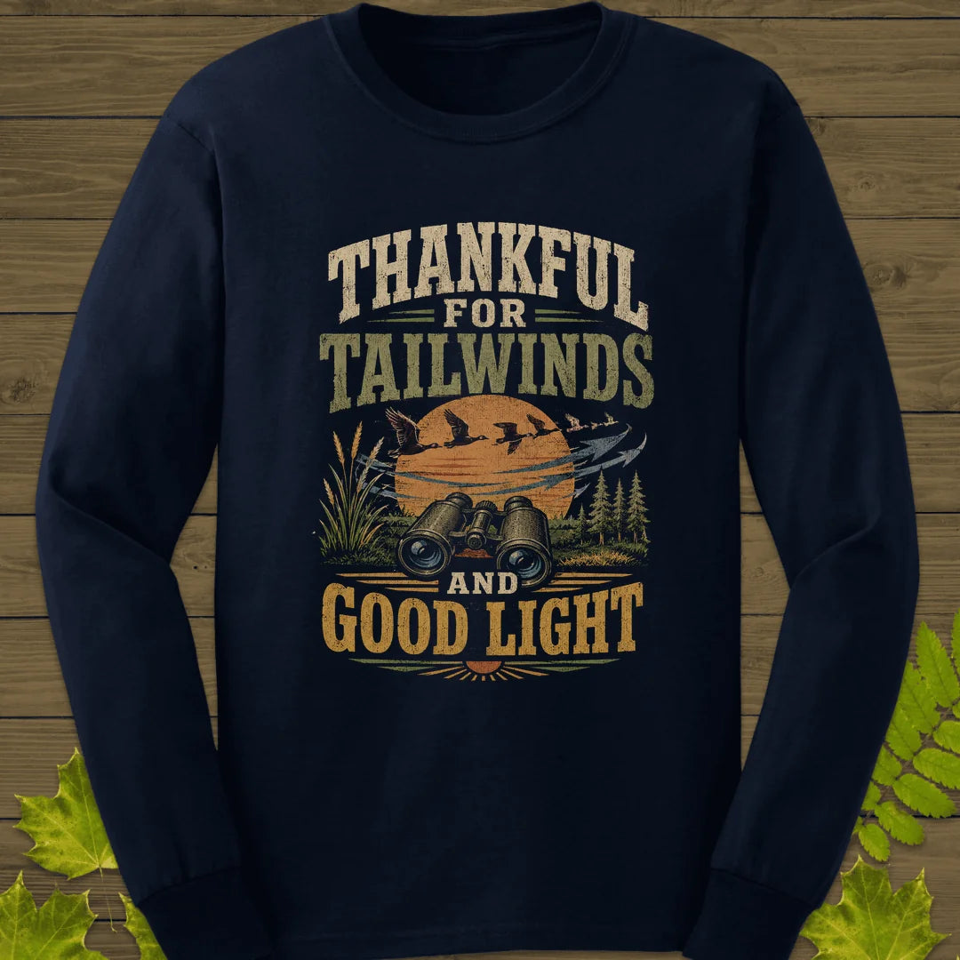 Thankful For Tailwinds Long Sleeve in Navy