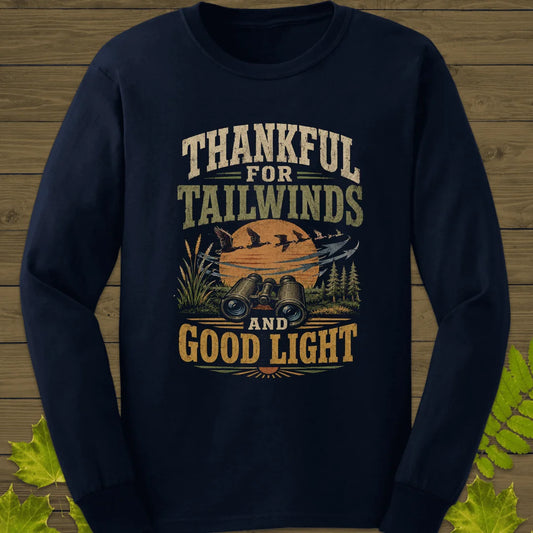 Thankful For Tailwinds Long Sleeve in Navy