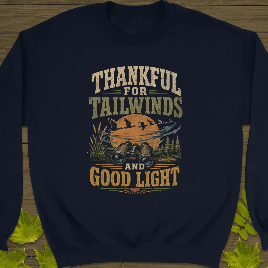 Thankful For Tailwinds Sweatshirt in Navy