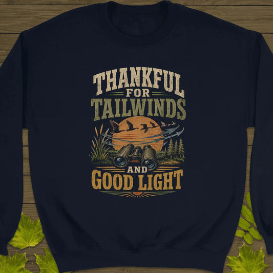 Thankful For Tailwinds Sweatshirt in Navy