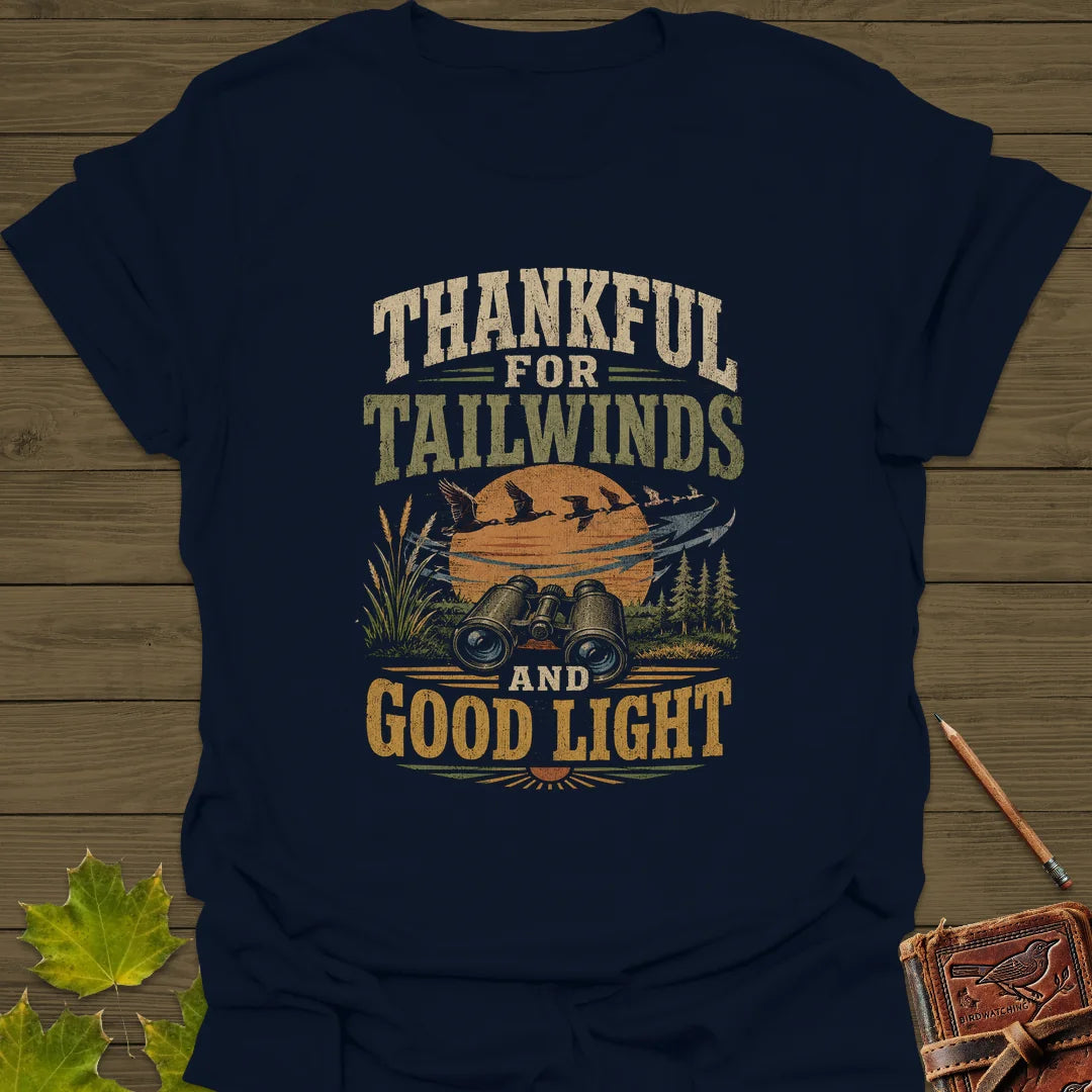 Thankful For Tailwinds T-Shirt in Navy